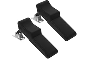MOLUCKFU 2pcs Draw Latch with Fixing Bracket Durable Storage Rack Latch for Cargo Box Boat Compartment Cooler Reliable Lockin