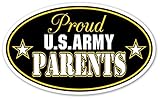 Proud Parents of US Army Vinyl Bumper Sticker Decal - Ideal For use on Car windows, Bumpers, Walls, Doors, Glass Windows or Any Other Clean Smooth Surfaces 3