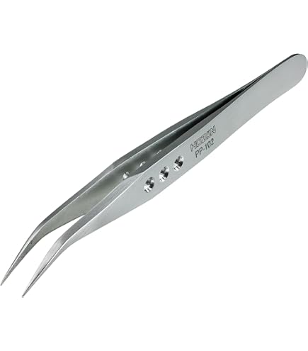 Amazon.com: Hozan P-891 Tweezers Stainless Steel : Beauty