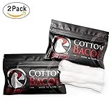 Cotton Bacon, 10 pcs Cotton Bacon Organic Muscle Cotton for DIY Project (2-pack)