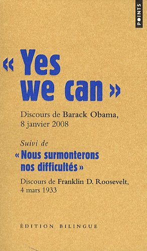 "Yes we can" : discours de Barack Obama...
