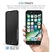 iPhone 8 7 Screen Protector, Maxboost [2-Pack] Tempered Glass Privacy Screen Protector for iPhone 8, iPhone 7 2016 2017 Anti-Spy/Scratch/Fingerprint Fit Most Case 99% Touch Accurate - Privacy Black