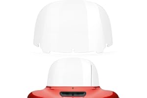 Amazicha Windshield 13" Round Windscreen 2014-2023 Fit for Harley Davidson Touring Street Glide14-23, Electra Glide 14-22, Ultra Limited 14-24 and 14-later Tri Glide models (Except 23 FLHXSE)，Clear