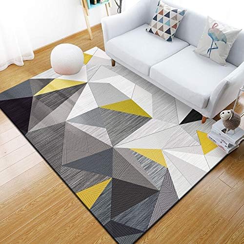 Modern 3D Area Rugs Geometric Abstract Shabby Chic Large Home Accessories, Home Decorator Floor Rug and Carpets, Sliver,200x300cm