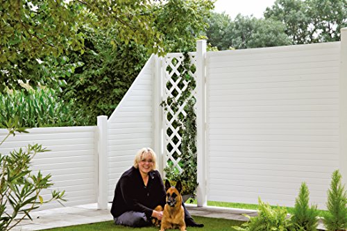 GreenSeason Kunststoff Dichtzaun Paris B90 x H180/90 cm – Bild 3