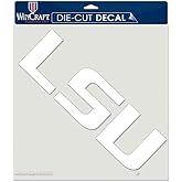 WinCraft LSU Tigers White Die Cut Decal