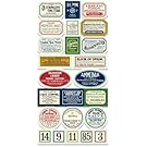7gypsies 17914 Apothecary Label, Vintage