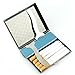 FIREDOG Cigarette Case Holder w/Built-in Flameless Electronic Rechargeable USB Lighter (Silver)