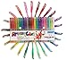 Amzing Colors Glitter Metallic Pastel and Neon Coloring Pens Set with Drawing ebook (Pack of 24)