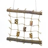 NiteangeL Wooden & Rope Climbing Scaffold Bird Toy
