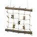 NiteangeL Wooden & Rope Climbing Scaffold Bird Toy
