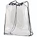Augusta Sportswear Clear Cinch Sack OS Clear/Black