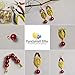 PandaHall Elite 100 Pcs Tibetan Style 3 Holes Oval Alloy Pendant with Virgin Holy Rosary Center Pieces Chandelier Links for DIY Jewelry Making, Lead/Cadmium/Nickel Free, 4 Mixed Color