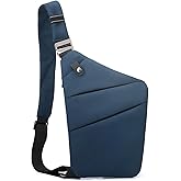Anti Theft Travel Bag, One Shoulder Large Capacity Cross-body Bag Chest Fashion Lightweight Sling Bags for Travel Sports