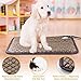 HD JUNTUNKOR Pet Heating Pad - Auto Power Off Dog Cat Electric Heated Pad Indoor Waterproof Adjustable Warming Mat with Chew Resistant Steel Cord (18