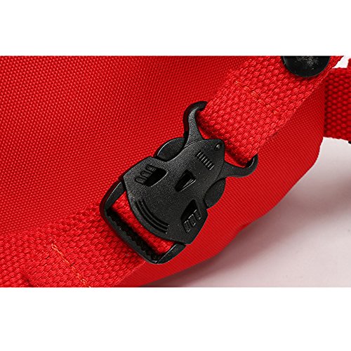 Anti Lost Backpack for kids, Haneye Walking Safety Belt Harness Toddler Reins Strap with Leash (Red) - Thumbnail 6