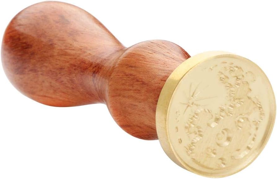 Suruc - World View Ancient Sealing Wax Stamps Wood Handle Craft Wax Seal Stamp (2)