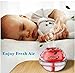Humidifier by JZK, Air Cool Mist Humidifiers are Perfect to Purify Any Personal Bedroom, Car, Desk or Babies Room, Comes with Filter and Easy to use on Any Desk or for Travel! (Small, Red)