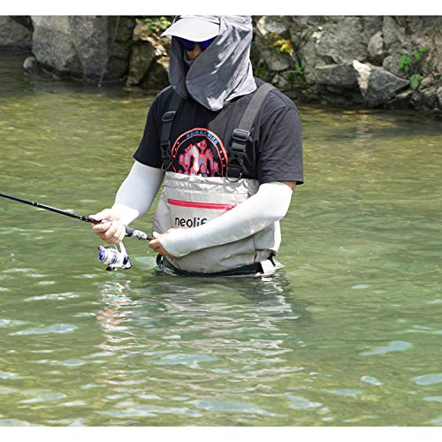 XUXIAKE Brust Wathosen - Wathose mit hoher Taille für Männer, 3-lagige atmungsaktive Wathose zum Angeln mit haltbaren… – Bild 8