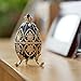 Apropos Hand-Painted Vintage Style Faberge Egg with Rich Enamel and Sparkling Rhinestones Jewelry Trinket Box