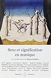Sens et signification en musique (HR.HORS COLLEC.) (French Edition) by 
