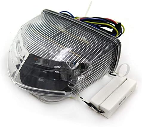 NBX- Motorcycle Clear Led Tail Light Brake Light with Integrated Turn Signals Indicators For 2007-2011 CBR 600RR CBR600RR/2009-2011 CBR 600RA / CBR600RA