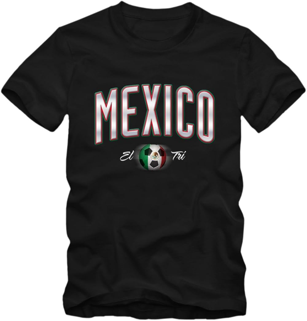 Herren TShirt Mexico Mexiko Fußball Soccer Football WM Trikot DTG