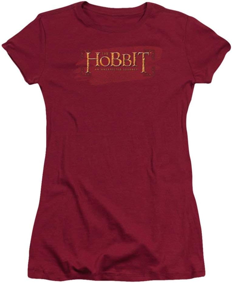 Juniors: The Hobbit: an Unexpected Journey-Red Leather Juniors (Slim) T-Shirt