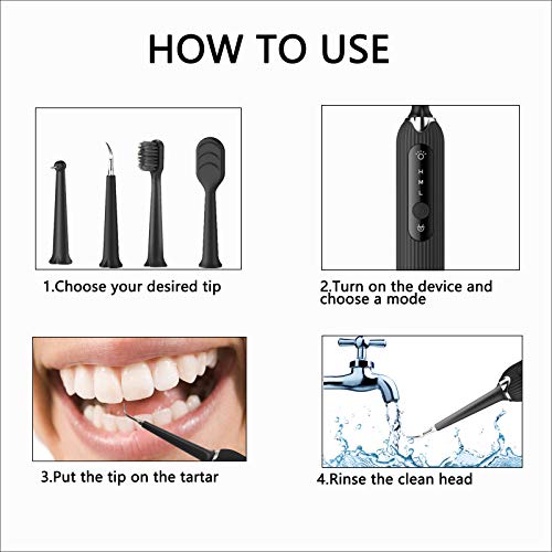 Electric Plaque Remover for Teeth,【3rd Generation】Ultrasonic Tooth