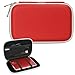 BIRUGEAR Hard Shell Carrying Case for Western Digital WD My Passport Ultra/Ultra Metal Edition, My Passport Edge/Enterprise/Essential & More Portable External Hard Drives - Red
