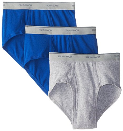 Fruit of the Loom Men's 3Pack Assorted Briefs Underwear, XL