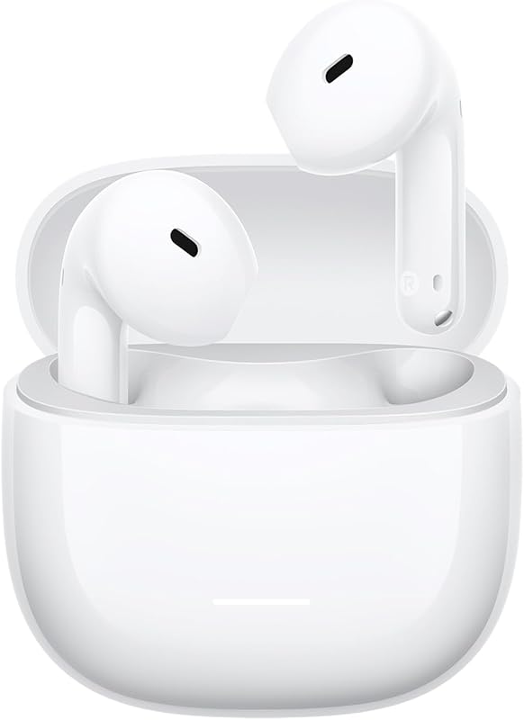 REDMI Buds 8 Ativos, auscultadores semi-intra-auriculares, 37 h, brancos
