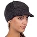 Sakkas Womens Wool Blend Newsboy / Cabbie Winter Hat / Cap with Buttoned Detail