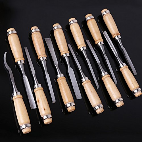 FenglinTech Carving Chisel Set, 12Pcs Carving Tool Kit for Worker Nerf Modification