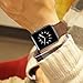 Watruer Compatible Apple Watch Band, 42mm 44mm Genuine Leather iwatch Strap Replacement Band with Stainless Metal Clasp for Apple Watch Series 4 & 3 & 2 & 1 Sport and Edition - Dark Brown