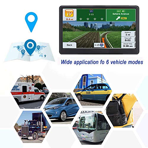GPS Navigation 7 inch HD Universal GPS Smart Voice Reminder 8 GB ROM 256 MB Global Navigation Satellite System - Newest Map + Lifetime Free Updates - Thumbnail 3
