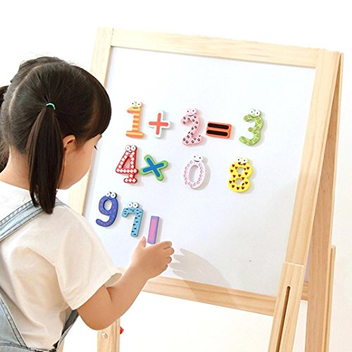 Lowprofile 15pcs Fridge Magnets Home Decor Early Learning Educational Toys Wooden Math