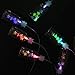 Locisne Solar Wind Chimes LED Color Changing Mobile Wishing Bottles Wind Chime Waterproof Hanging Lamp Outdoor Indoor Windlights for Home, Party, Night, Garden Decoration