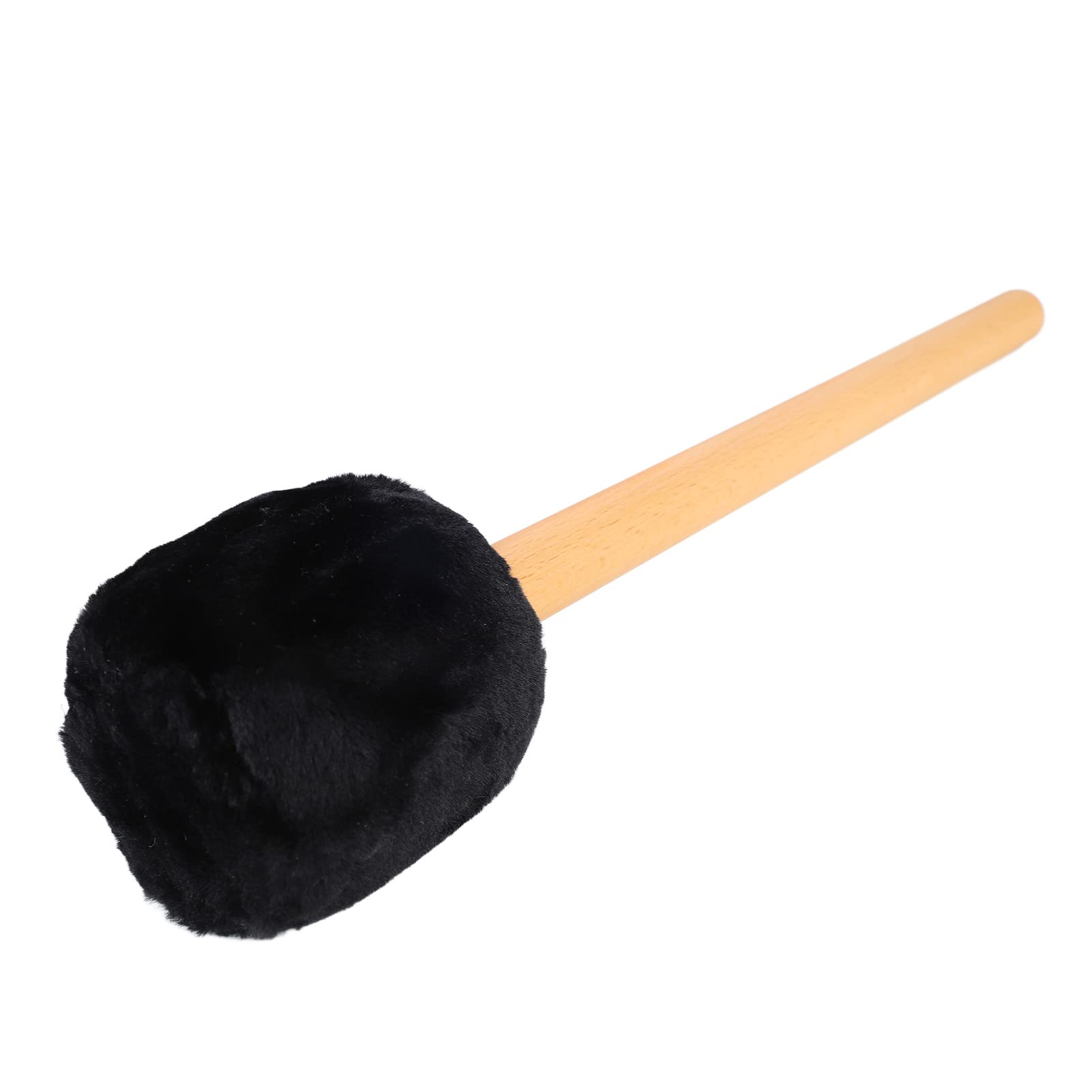 Drum Mallet Soft Felt Head Drumstick with Long Handle for Xylophone Timpani Beater (Black)