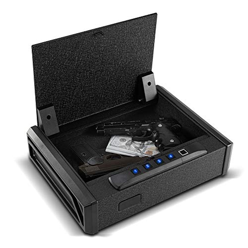 RPNB Gun Security Safe, Quick-Access Firearm Safety Device with Biometric Fingerprint or RFID Lock, Home & Personal Safe Series - Thumbnail 6