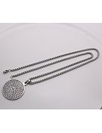 zkdc asma-ul-husna 99 nombres de alá musulmanas, cadena de 23.6 inch de collar de acero inoxidable para hombre Mujer Joyas