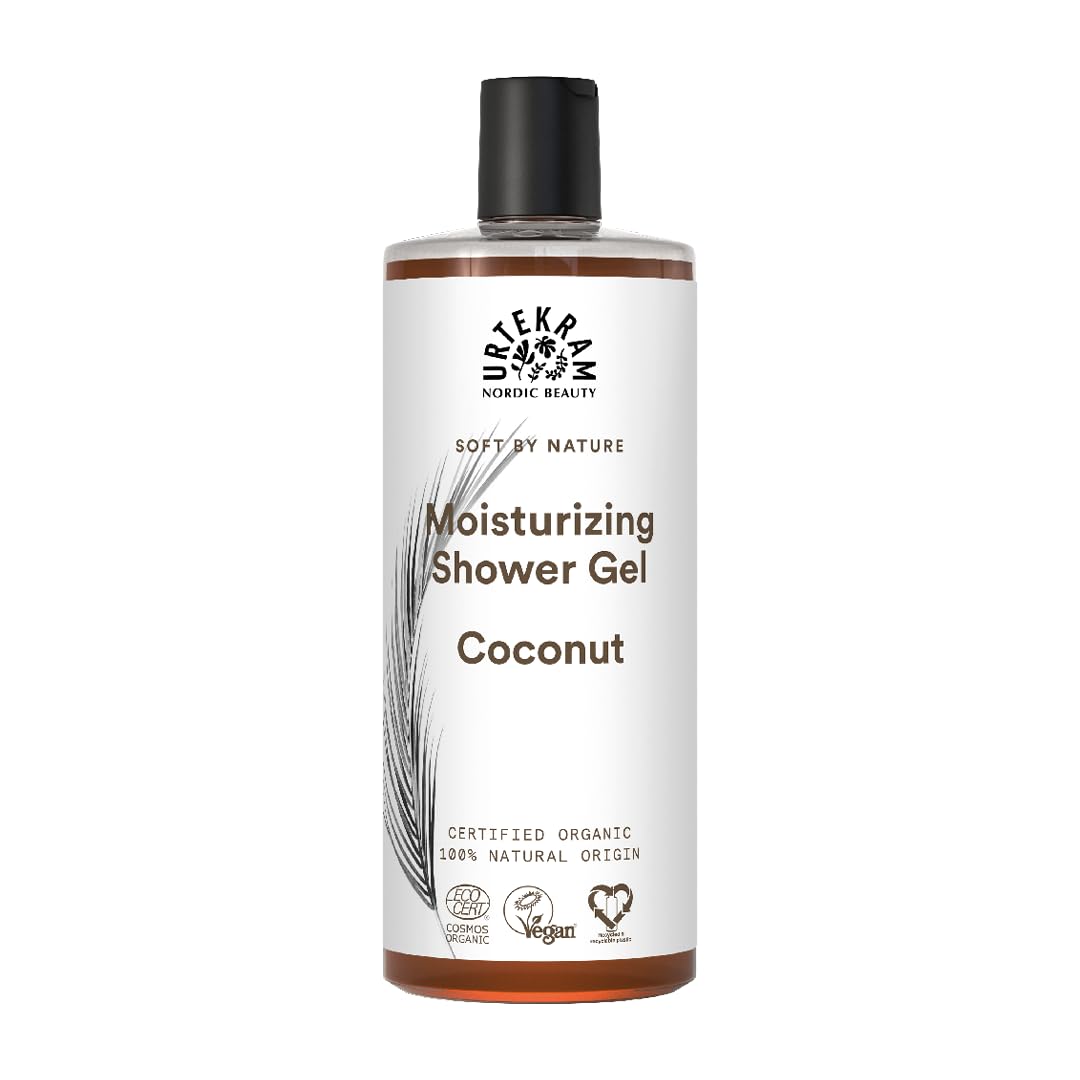 Urtekram Shower gel - Moisturizing - Coconut - Vegan, Organic, Natural Origin, 500 ml