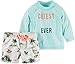 Carters Baby Boys 2-Piece Rashguard Set Palm Trees Blue