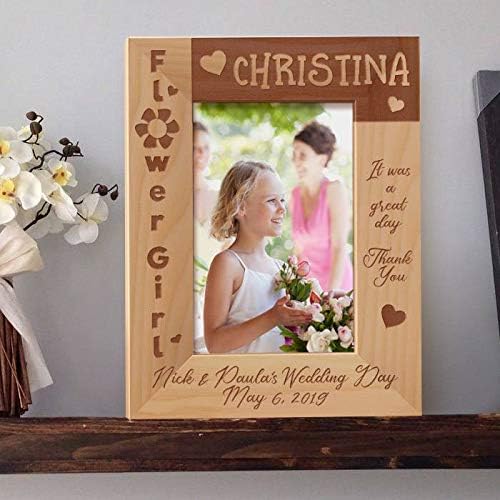 flower girl picture frame