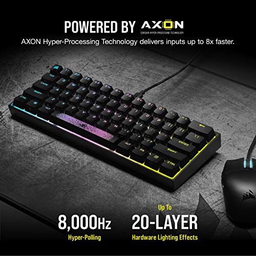 Corsair K65 RGB MINI 60 Mechanical Gaming Keyboard (Customizable Per