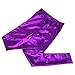 HDE Womens Purple Metallic Leggings Shiny Liquid Bottoms