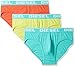 Diesel Men's Fresh and Bright Andre Three Pack, Green/Orange/Yellow, L