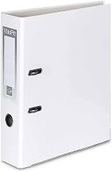 Office Centre 1x White A4 75mm Lever Arch File Metal Edge 15 Colours