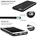 TENDLIN iPhone 6s Plus Case Leather Back Flexible TPU Silicone Hybrid Slim Case for iPhone 6 Plus and iPhone 6s Plus (Black)