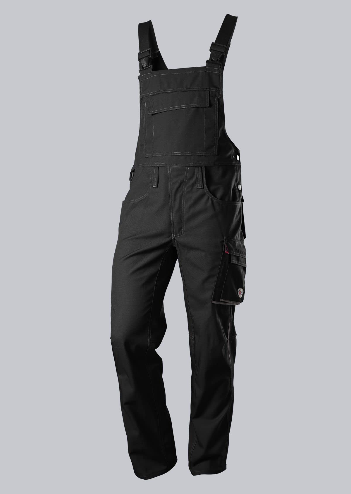 BP 1820-565-1432 Men'S Work Trousers, Higher Waist At The Back, 285,00 G/M², Fabric Blend With Stretch, Night Blue/Black, Size 35/36L